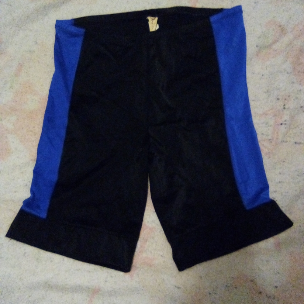 Vintage Celestial Bodies Men's Black and Blue Shorts Size XXL